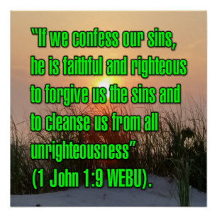 Poster 1 Jean 1:9 WEBU
