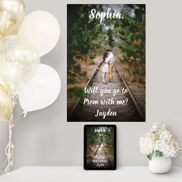 Poster 1 Photo Prom ou HOCO Proposition Cute Promposa Idé