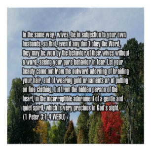 Poster 1 Pierre 3:1-4 WEBU