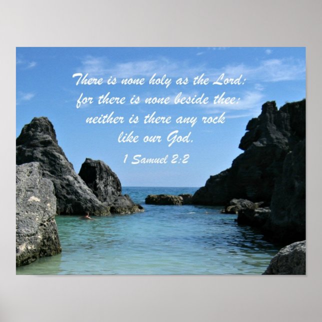 Poster 1 Samuel 2:2 (Devant)