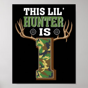 Poster 1er Anniversaire Chasse Cerf 1 An Chasseur 1