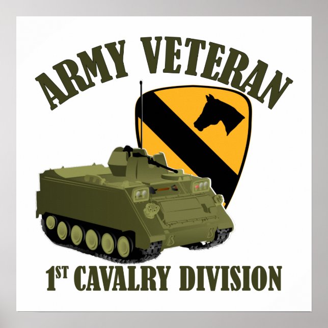 Poster 1er Cav Vet - M113 APC (Devant)