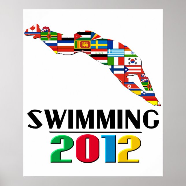 Poster 2012 : Natation (Devant)