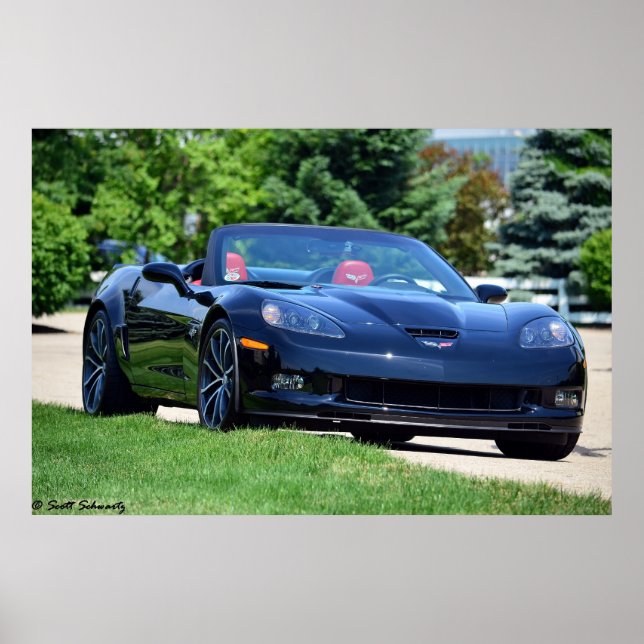 Poster 2013 60e anniversaire C6 Corvette 427 convertible (Devant)