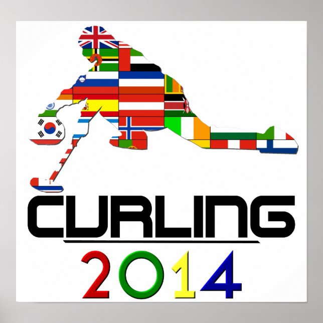 Poster 2014 : Curling (Devant)