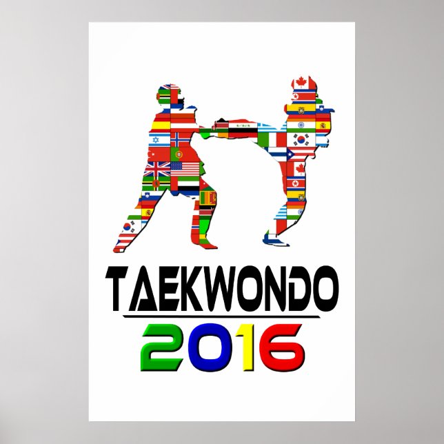 Poster 2016 : Taekwondo (Devant)