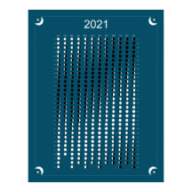 2021 - Calendrier Lunaire Bleu