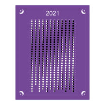 2021 - Calendrier Lunaire Violet
