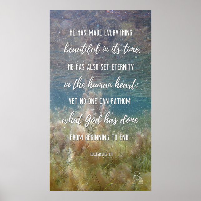 Poster 2022 Eaux Anciennes : Ecclesiastes 3:11 (Devant)