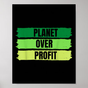 Poster 2022 Planet Over Profit Jour des terres T-shirt Vi