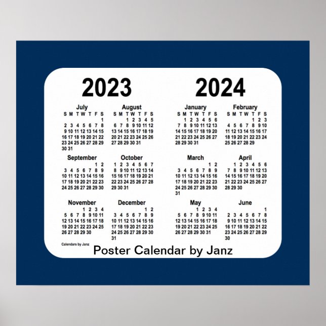 Poster 2023-2024 Boîte de police Calendrier de l'école bl (Devant)