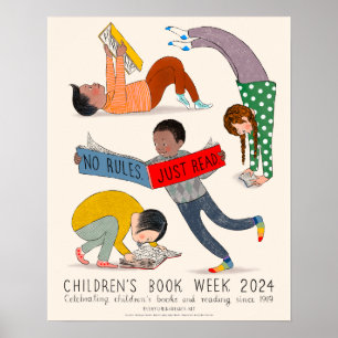 Poster ​ 2024 de la Semaine du livre pour enfants