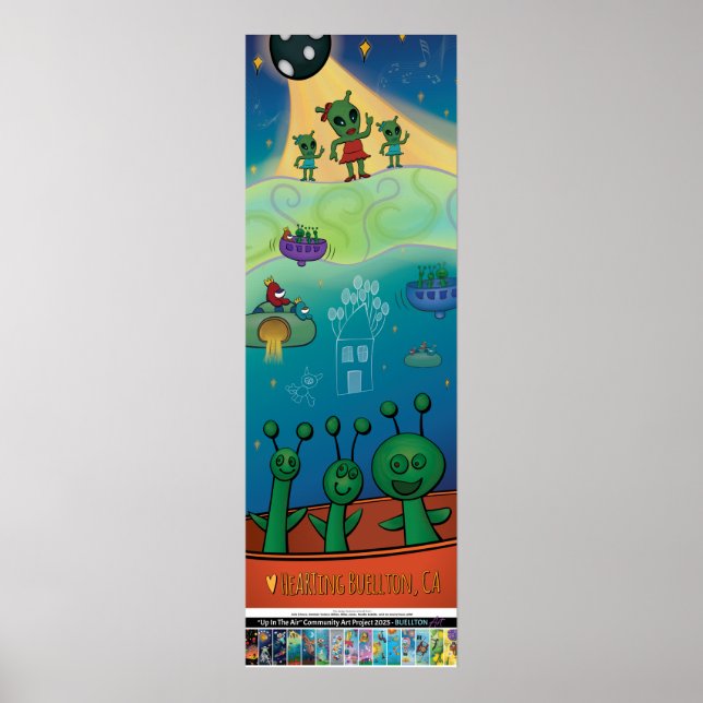 Poster 2025 - Alien Konzert (Vorne)