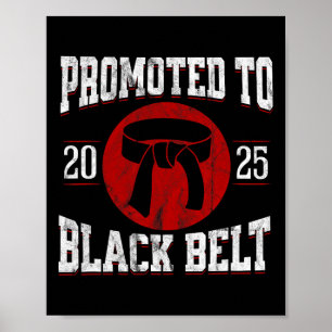 Poster 2025 Black Belt Achievement Tang Soo Do Karate Tae