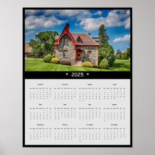 Poster 2025 Maison de Saint-Pierre à Mur Mariste Calendri