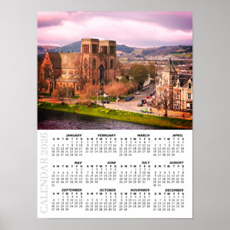 Poster 2026 Inverness Calendar, Scottish Highlands