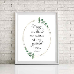 Poster 2026 JW Année Texte Matthieu 5:3