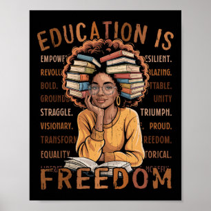 Poster 2026 Mois de l'histoire des Noirs Éducation est la