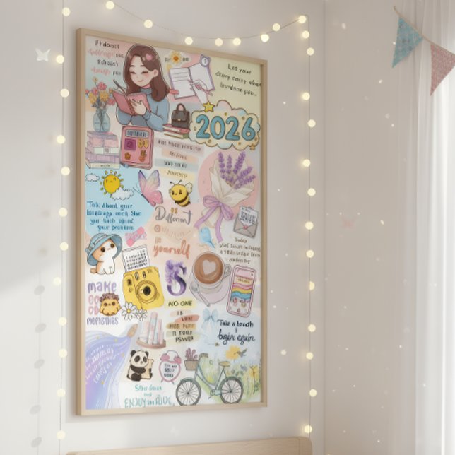 Poster 2026 Vision Board Collage (Créateur téléchargé)