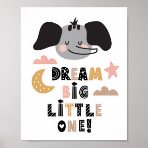Poster (20,3 x 25,4 cm) - Elefant
