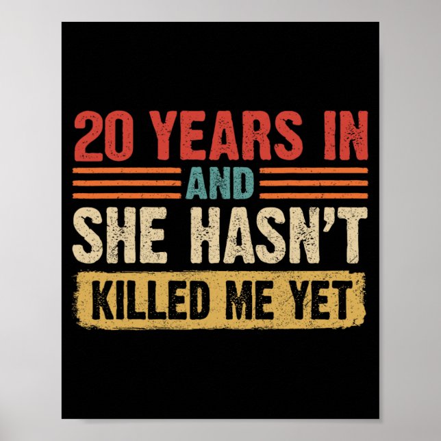 Poster 20e Anniversaire 20 ans en Et elle a eu ' ; t K (Devant)