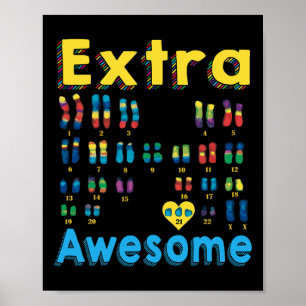 Poster 21 Xx Extra Chromosome Girl World Syndrome Da