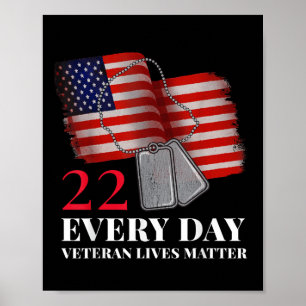 Poster 22 Chaque jour, un ancien combattant vit un ancien