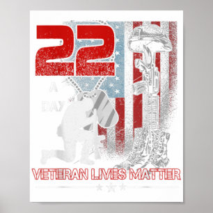 Poster 22 par Jour Vétérinaire - Jour commémoratif Vétéri