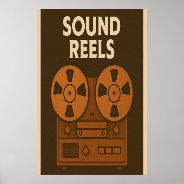Poster 24, Sound Reels, Vintage (Devant)
