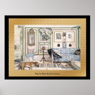 Poster 24 x 18 Noir et Or