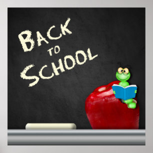 Poster 24" x 24", RETOUR À L'AFFICHE SCOLAIRE/(Matte) LIV