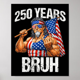 Poster 250 Ans Bruh Oncle Sam Panneau 250e Anniversaire