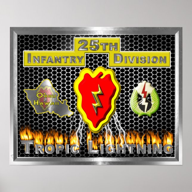 Poster 25e division d'infanterie (Devant)