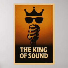 Poster 26, King of Sound, Vintag