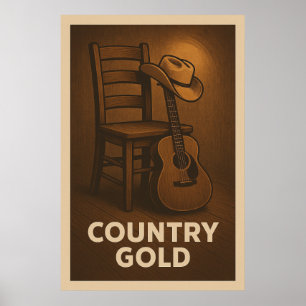 Poster 29, Country Gold, Vintage