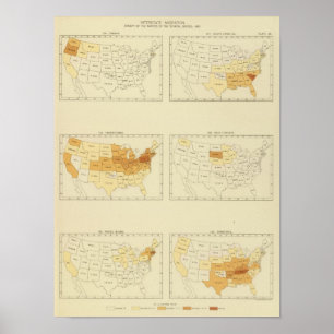 Poster 29 migration d'un état à un autre 1890 ORTN