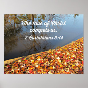 Poster 2 Cor. 5:14 L'amour du Christ nous oblige.