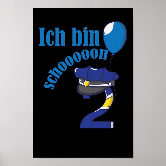 Poster  2. Date de naissance Patrol Garçons Enfants Polic (Devant)