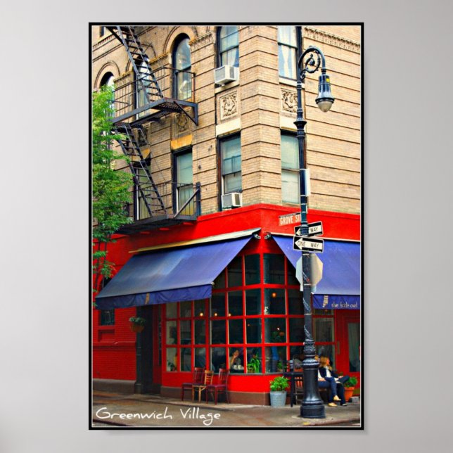 Poster 2 - Greenwich Village, NYC (Devant)