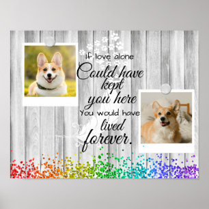 Poster 2 Photo Collage Pet Souvenir commémoratif
