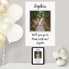 Poster 2 Photo Prom ou HOCO Proposition Cute Promposa Idé