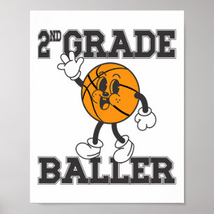 Poster 2e année Ller Sketll Ck To School - Enfants Sports