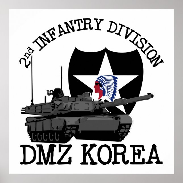 Poster 2e ID DMZ Korea Vet (Devant)