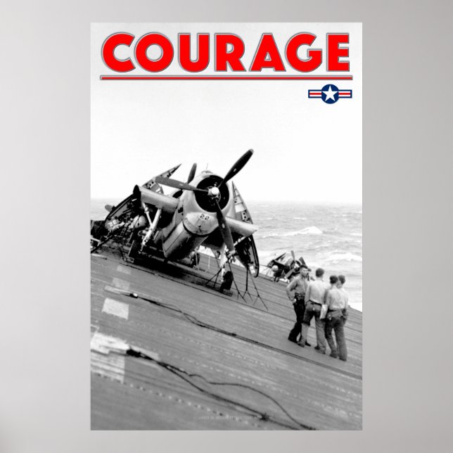 Poster 2ÈME GUERRE MONDIALE COURAGE - TBF Avenger (Devant)