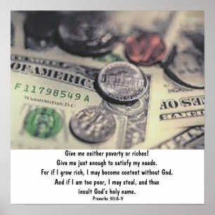 Poster 30:8 de proverbes - 9