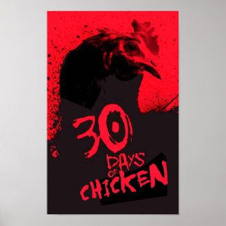 POSTER 30 JOURS DE POULET