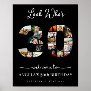 Poster 30e anniversaire look qui a 30 ans photos