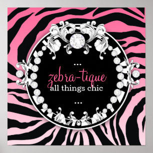 Poster 311 Zebra-Tique Melon