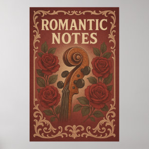 Poster 34, Romantic Notes, Art Vintage