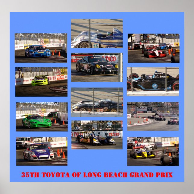 Poster 35e TOYOTA du Grand Prix de Long Beach (Devant)